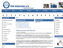 Tablet Screenshot of djkguetersloh.de